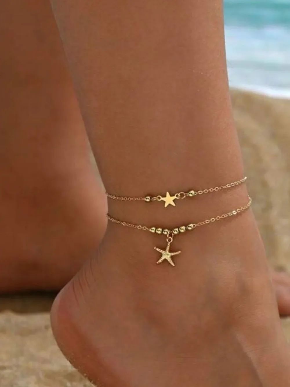 Starfish Anklet S1489